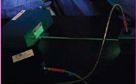 激光测量实际装置