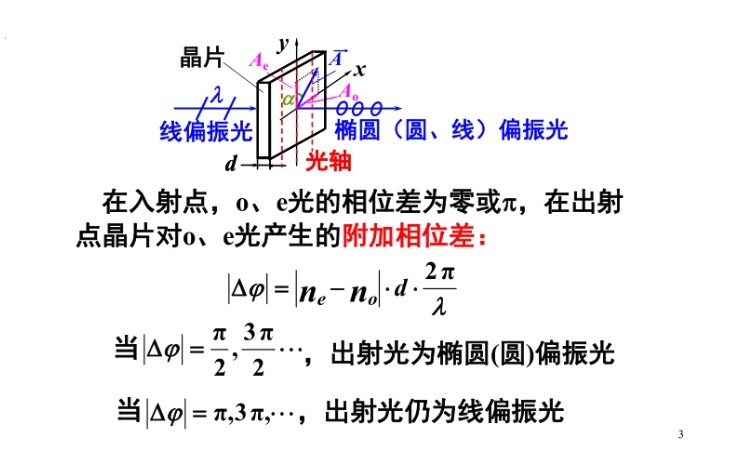 线偏振光+波片